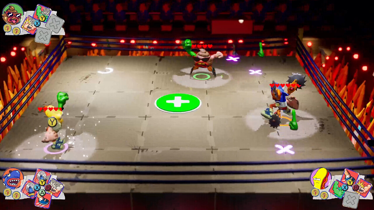 The in-game HUD showing equipped limbs and cooldowns