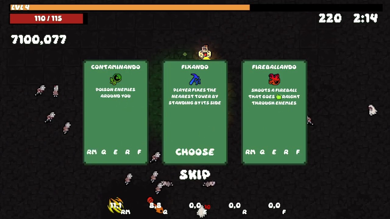 Slimando ability selection